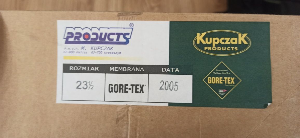 Buty KUPCZAK 23½ gore-tex