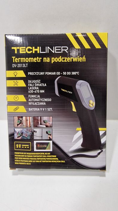 NOWY Termometr na podczerwień Techliner DV-2013LT Komis Madej Czeladź