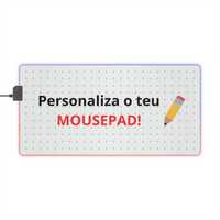 Mousepad XXL LED Personalizável ( 90cm x 40 cm )