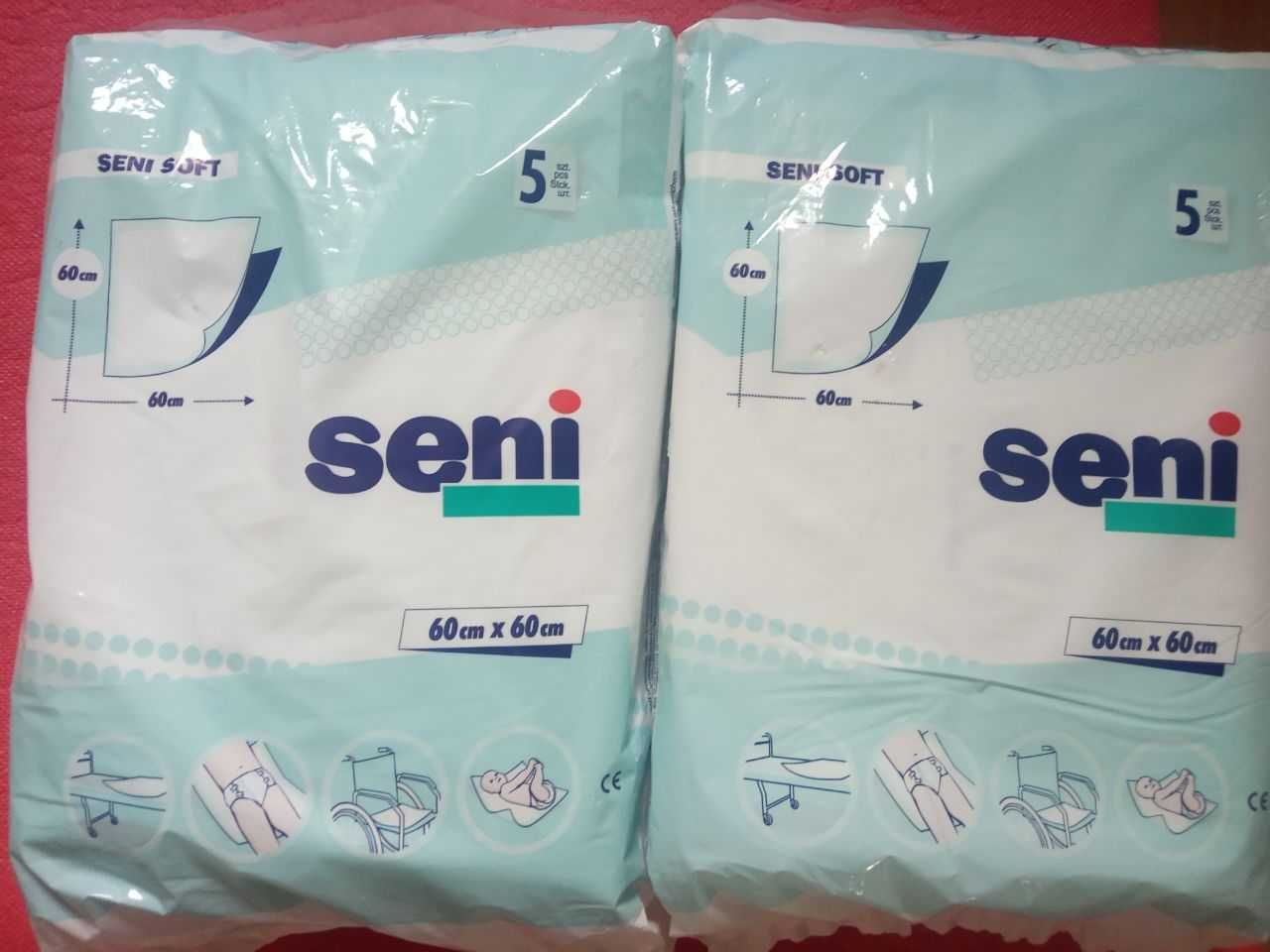 Гігієнічні пелюшки Seni Soft, 60x60, 5 шт в упаковці