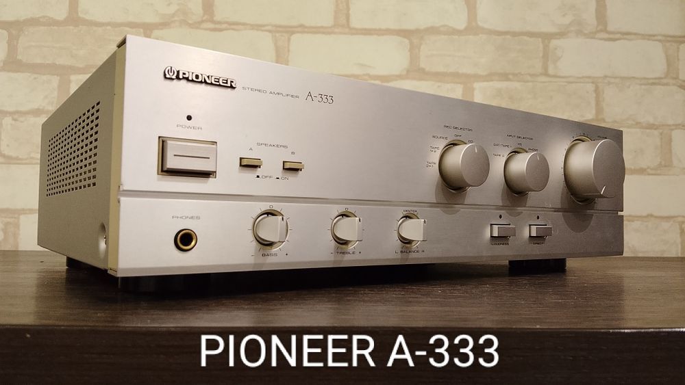 PIONEER A-333 Stereo Amplifier 1988-89