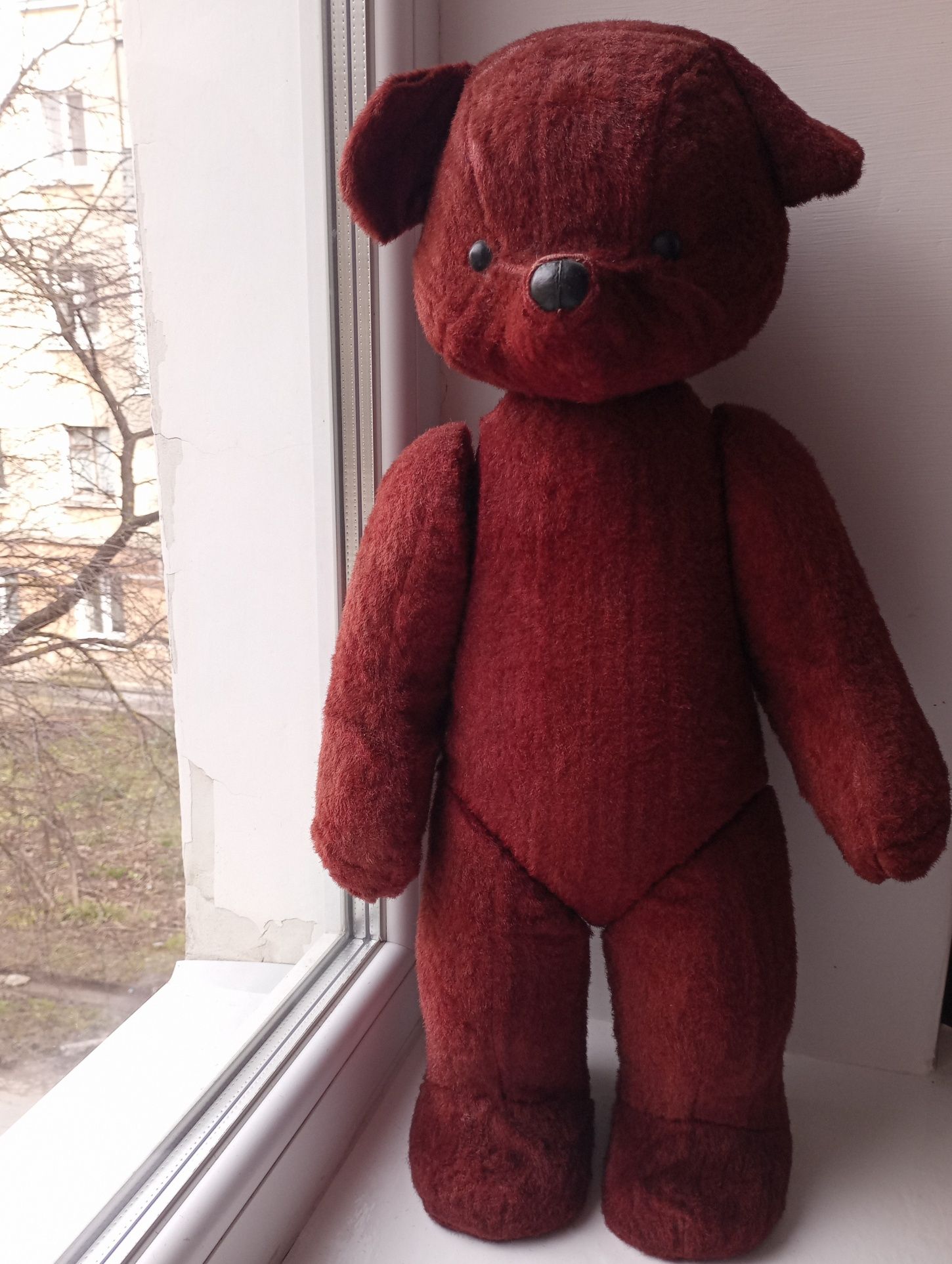 Великий бурий ведмідь ведмедик рідкість 60см іграшка СССР