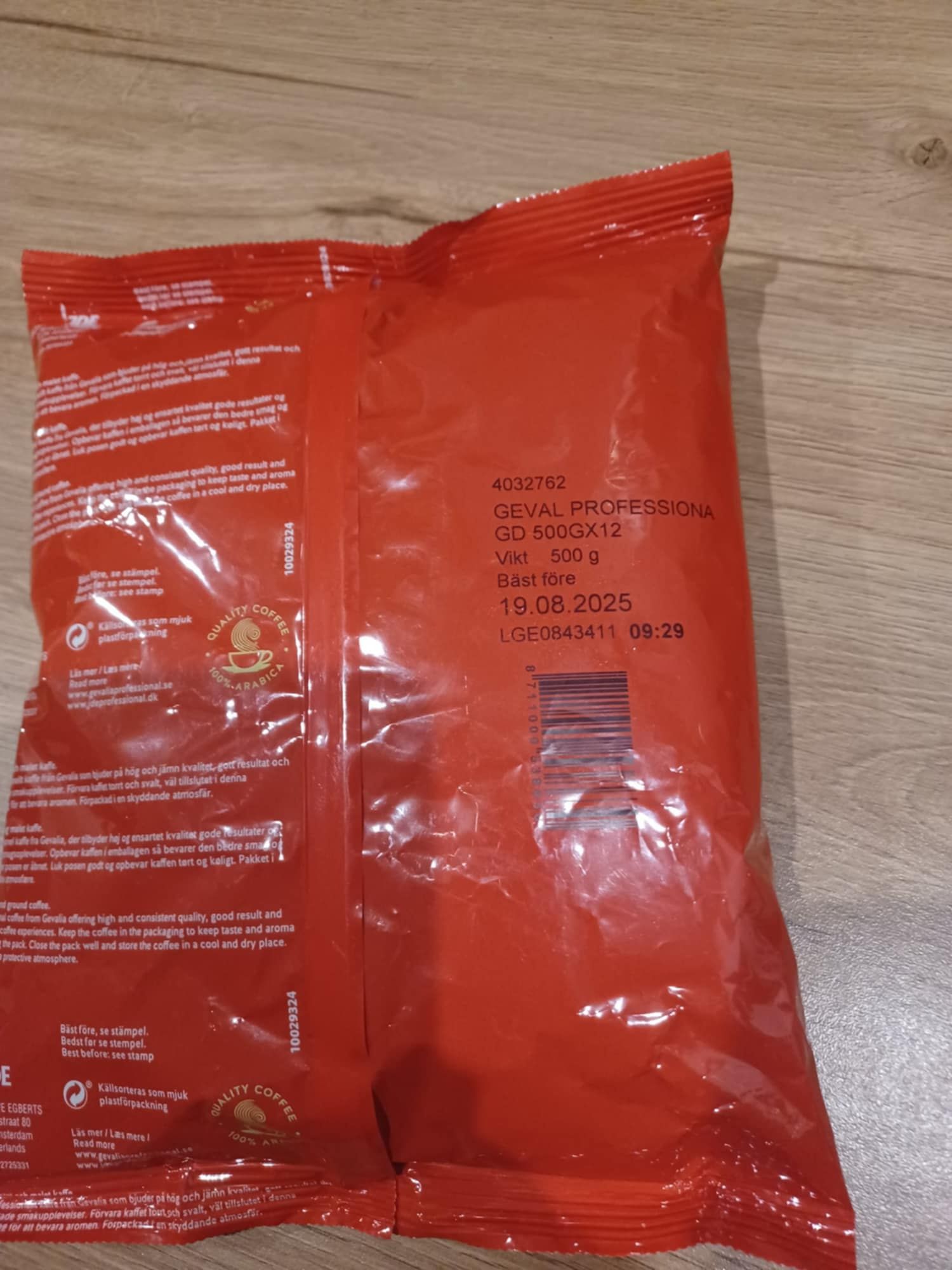 Kawa mielona GEVALIA Professional Original Mellanrost 500g