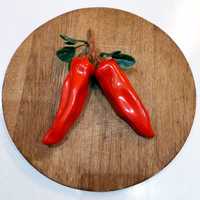 Красный перец искусственный, 21 см, декор, муляж, овощ, пластик