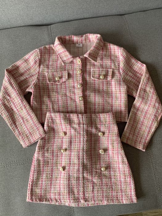 Костюм на дівчинку 7-8 років спідниця піджак