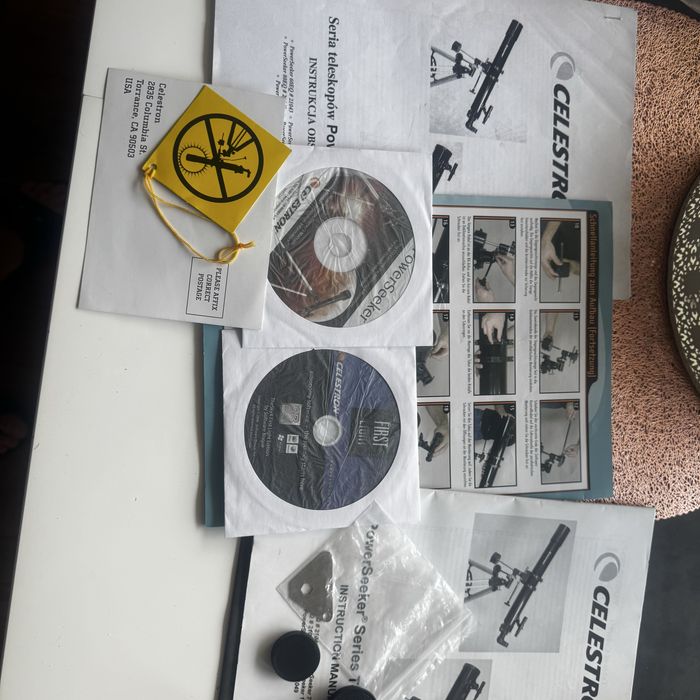 Teleskop celestron powerseeker 114eq plus mikrookular full hd