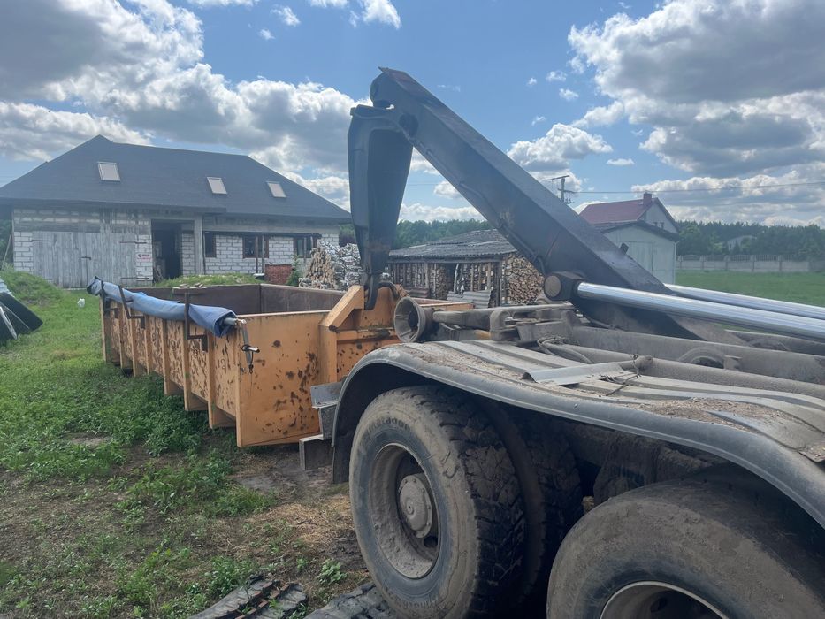 Zabudowa Hakowa hakowiec + kontener wywrotka 6x4