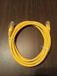 10x Kabel żółty Patch Cord RJ45 Cat 5e 3 metra