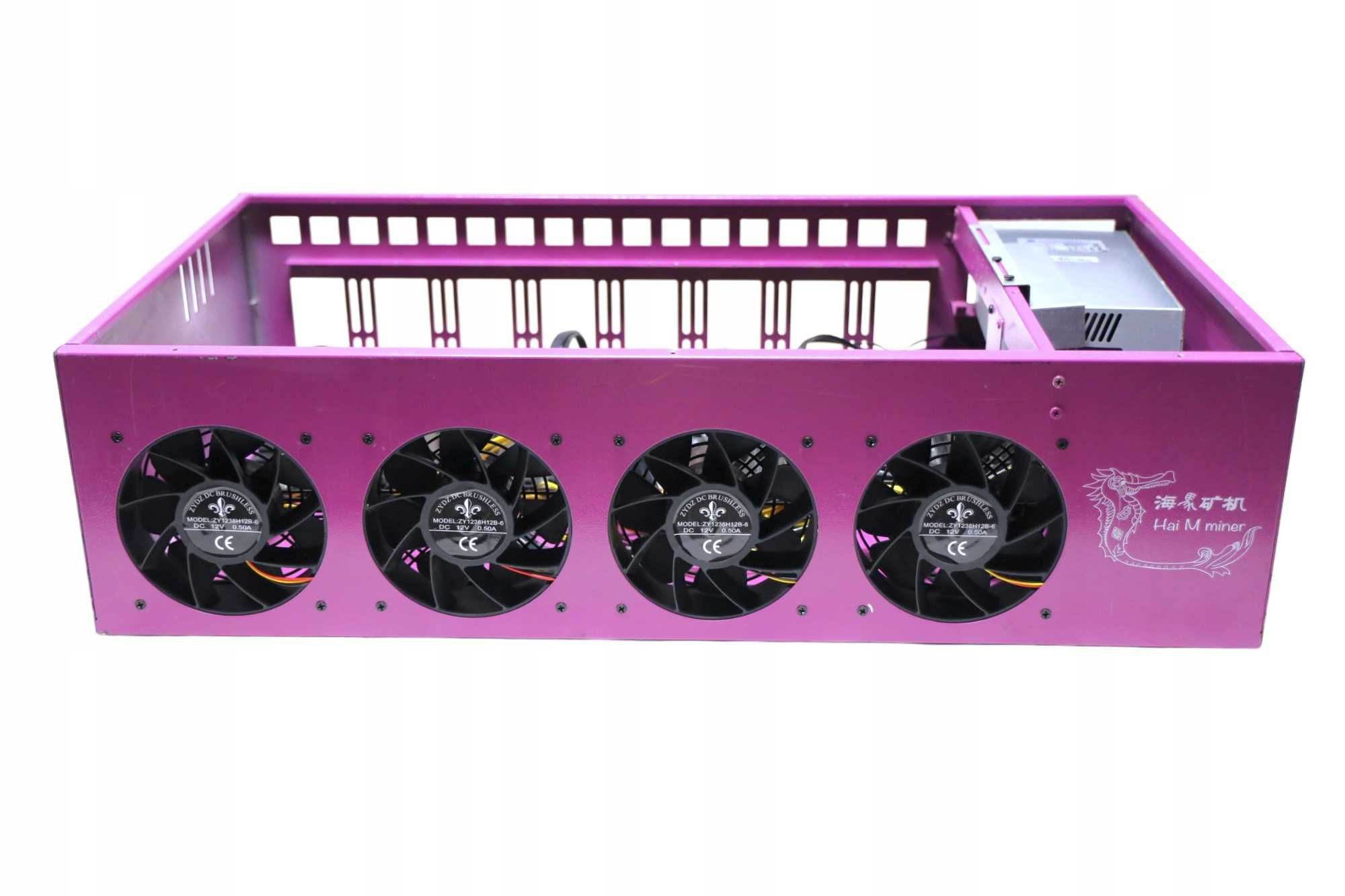 Obudowa koparki kryptowalut 8 kart graficznych BOX