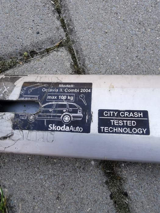 Belki na relingi Skoda octavia2