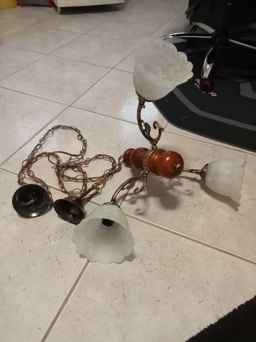 Candeeiro Triplo Tecto