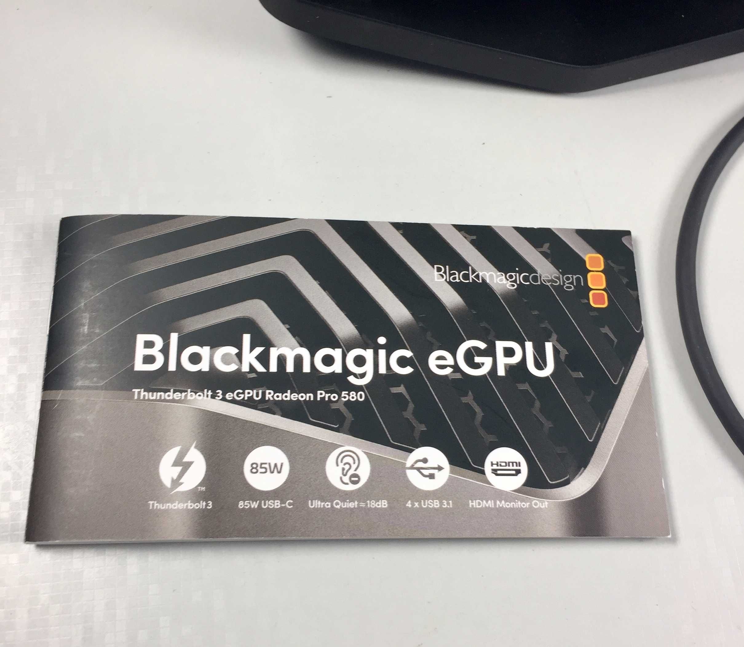 Vendo Blackmagic EGPU Radeon Pro 580 – 8GB DDR5 – Novo