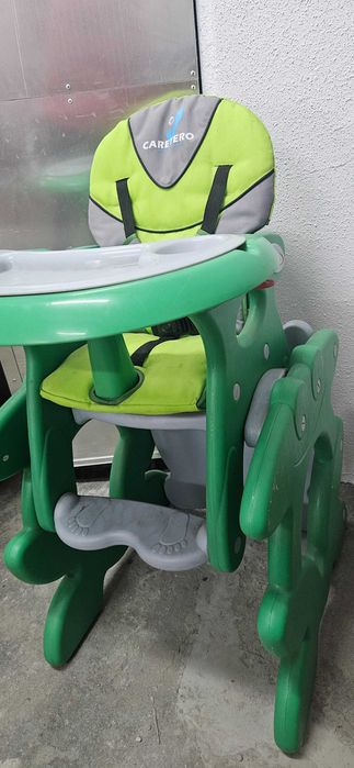 Krzesełko do karmienia Caretero Primus stolik rozkładany wózek fotelik
