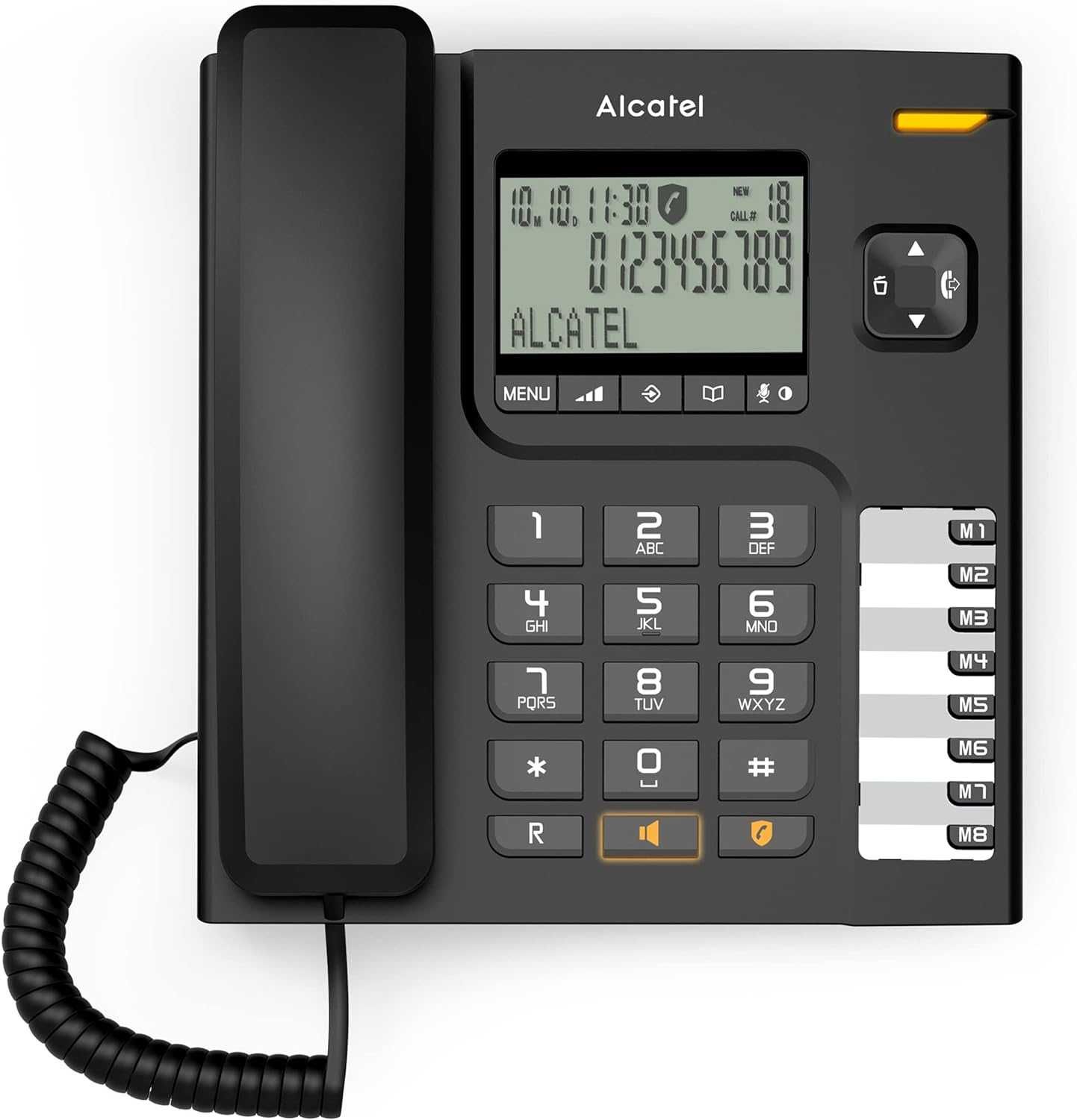 Alcatel T78 TELEFON PRZEWODOWY dla seniora LCD skróty klawiszowe