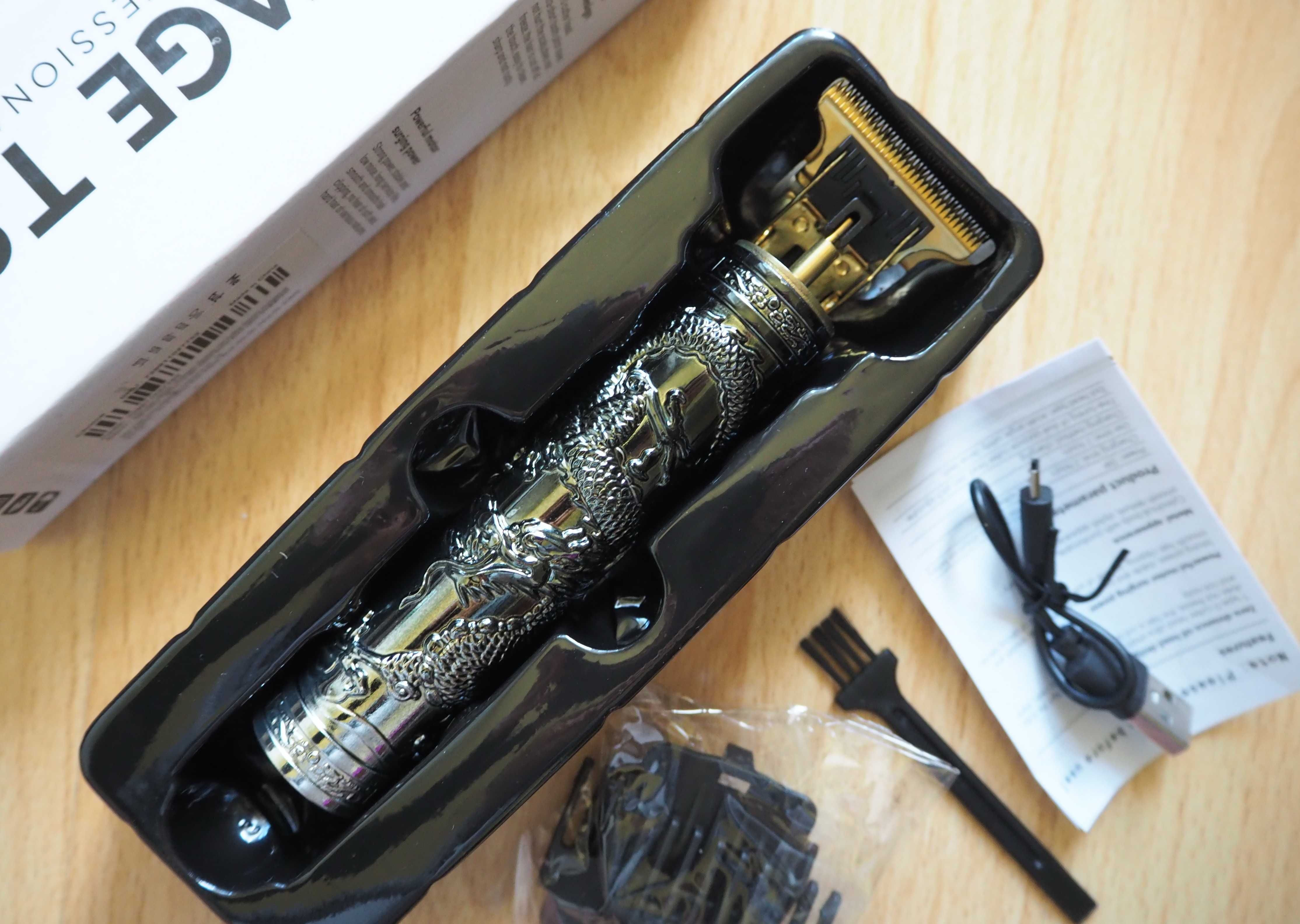 Elektryczna maszynka do strzyżenia golarka Trymer barber - usb