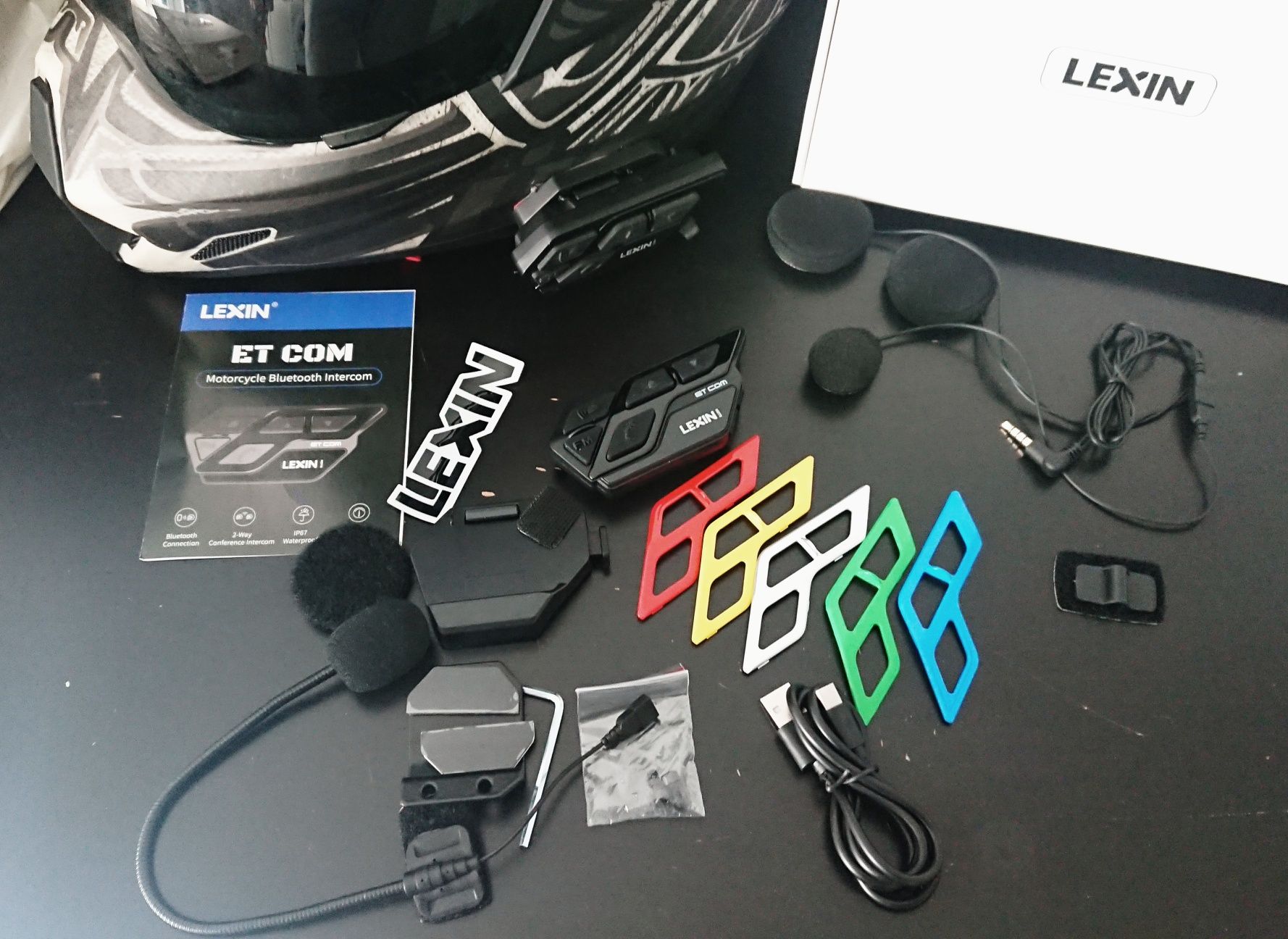 Intercomunicador Bluetooth LEXIN HI-FI para capacete NOVO