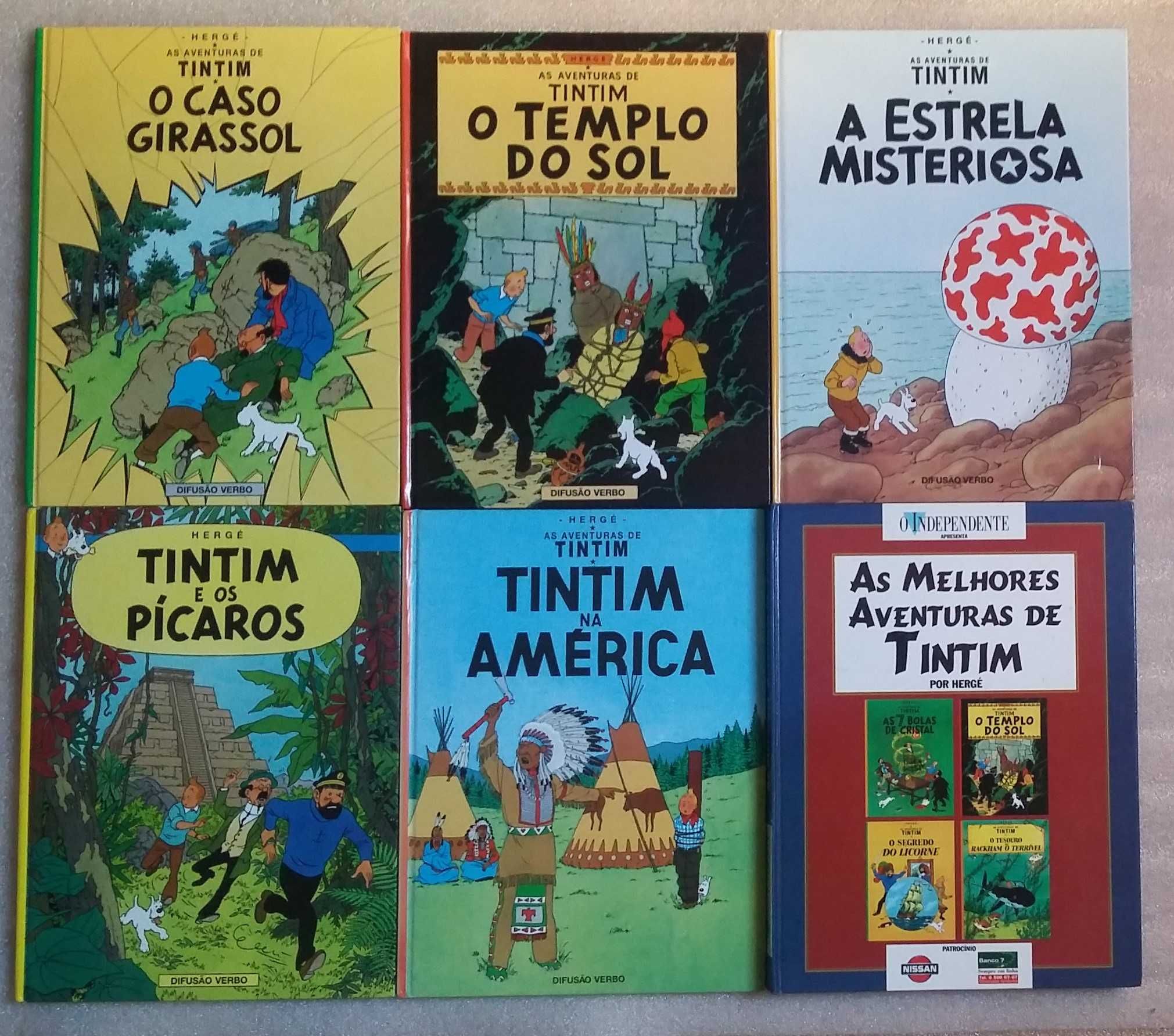 Tintin, Vic Valence. Fulù, Spirou e outros