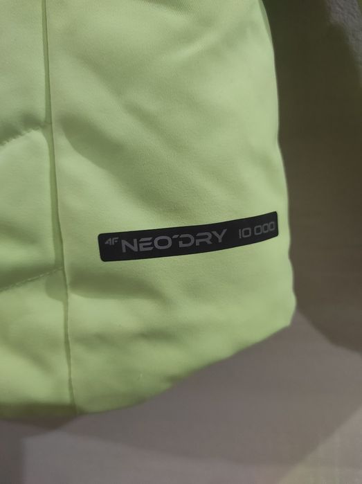 Kurtka zimowa narciarska dziewczęca 4f