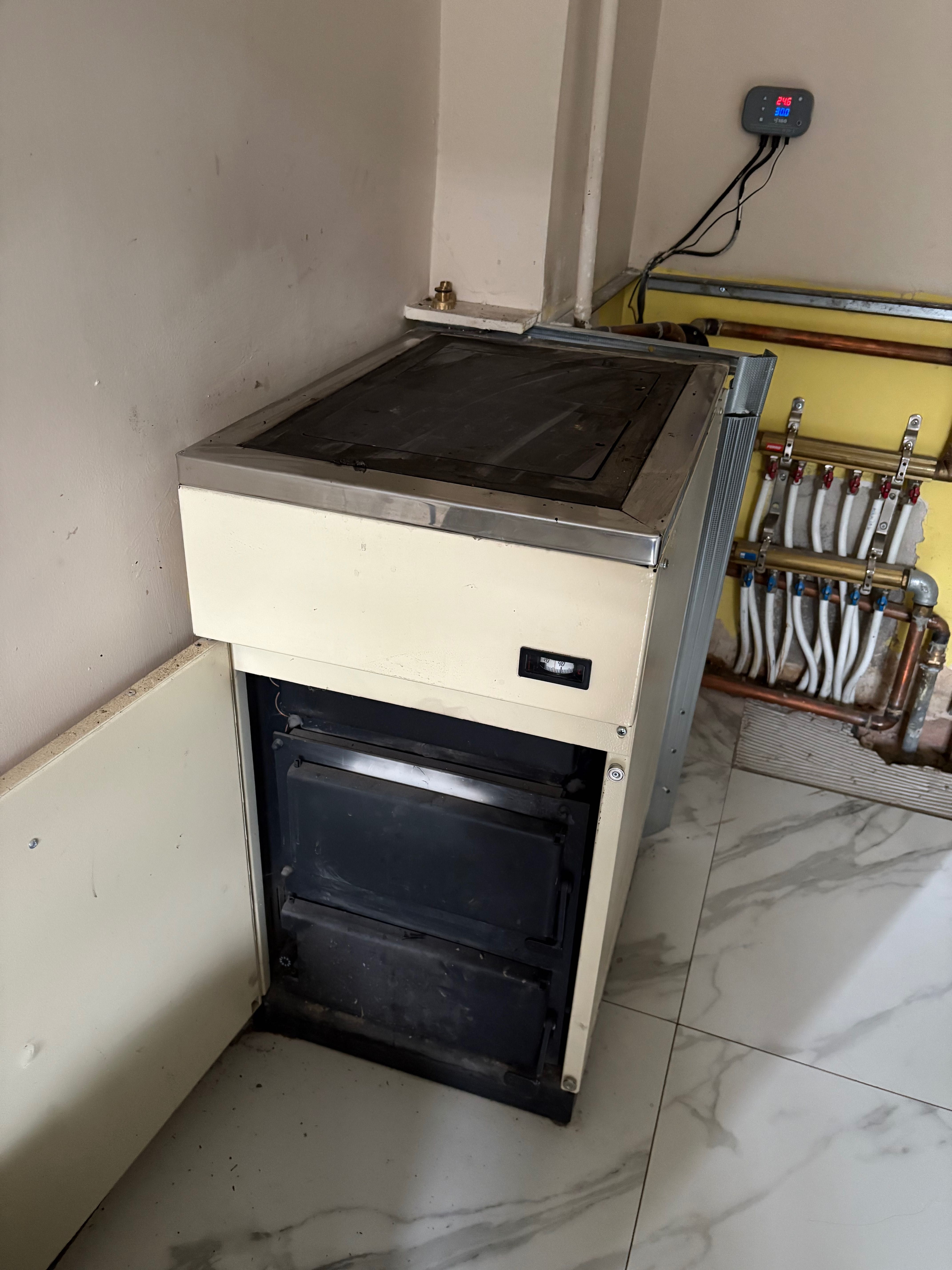 Piecokuchnia 15 KW z płaszczem wodnym