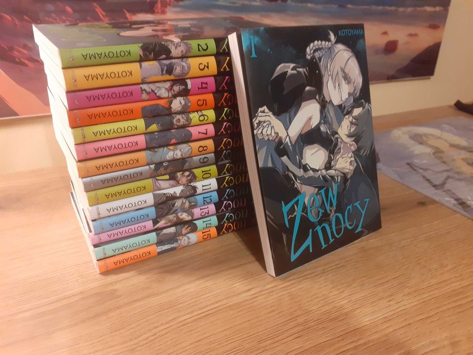 Manga "Zew Nocy" - tomy 1-15 - STAN IDEALNY - PL