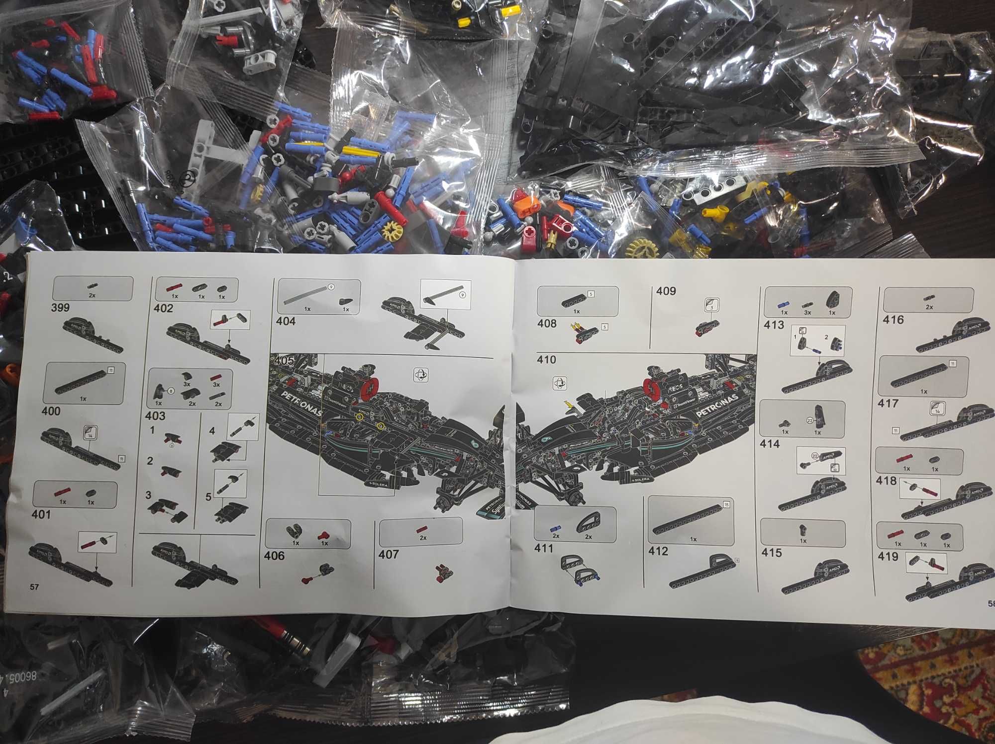 Конструктор F1 W14 E Performance 1642 деталі