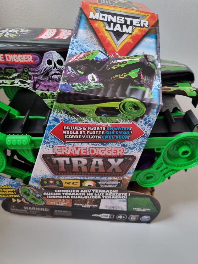 Monster Jam, Grave Digger Trax – bardzo mocny, zdalnie sterowany
