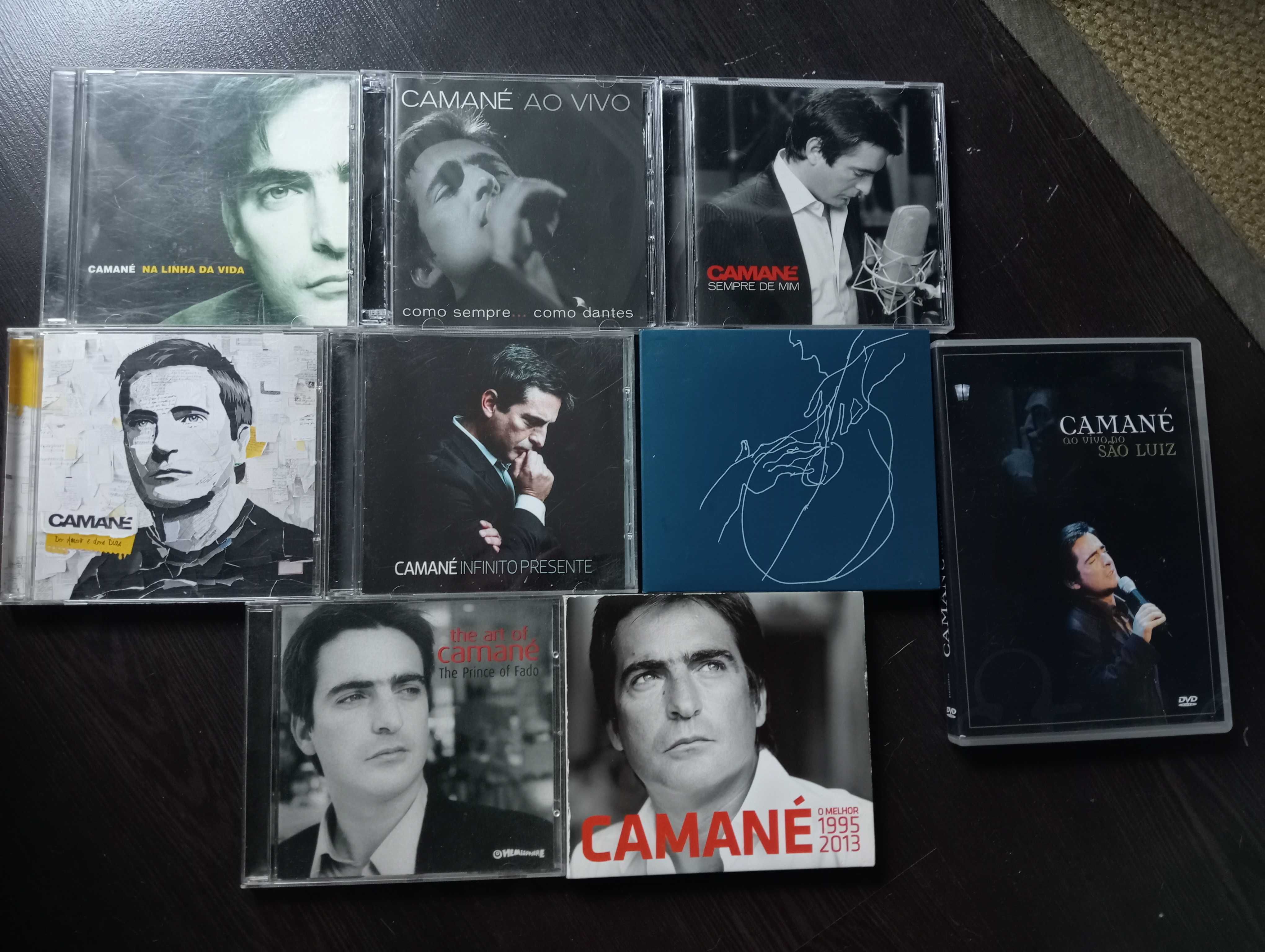 Conjuntos CDs fado Amália, Aldina, Ana Moura, Camané e Carlos do Carmo
