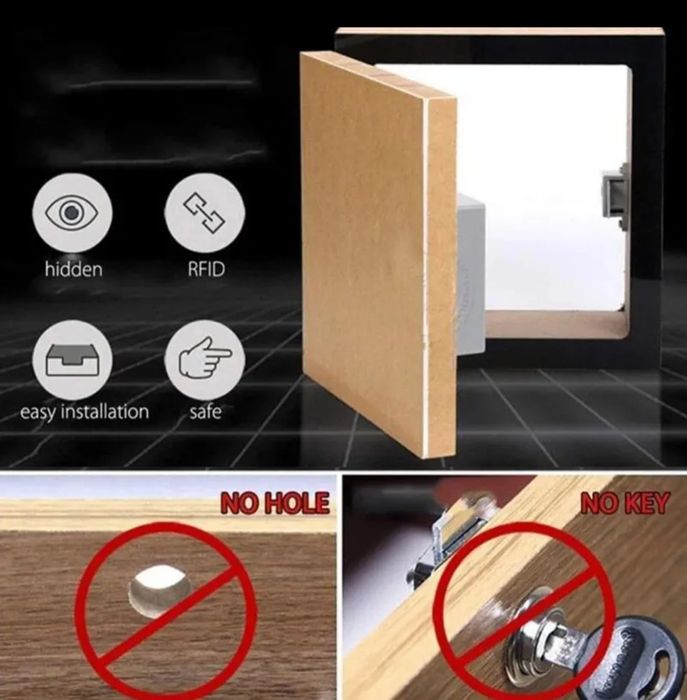 Мебельний, скритий rfid замок