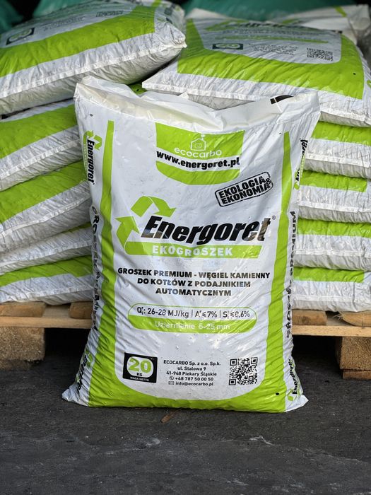 Ekogroszek premium ENERGORET 28 Mj/kg groszek Skarbek Karlik Workowany