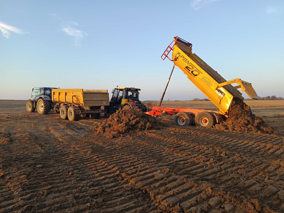 Prace Ziemne Rozbiórki Materiały Sypkie Piasek Żwir Czarnoziem