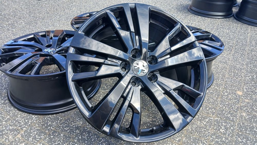 18" Peugeot oryginal  5008  5x108  7,5j et49 Czarne 3008, 508, Citroen
