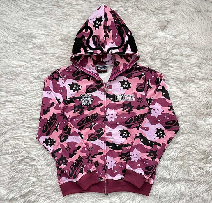 Кофта Glo Gang ‼️БЕЗ ПРЕДОПЛАТЫ‼️ зипка гло генг чиф киф hellstar drip