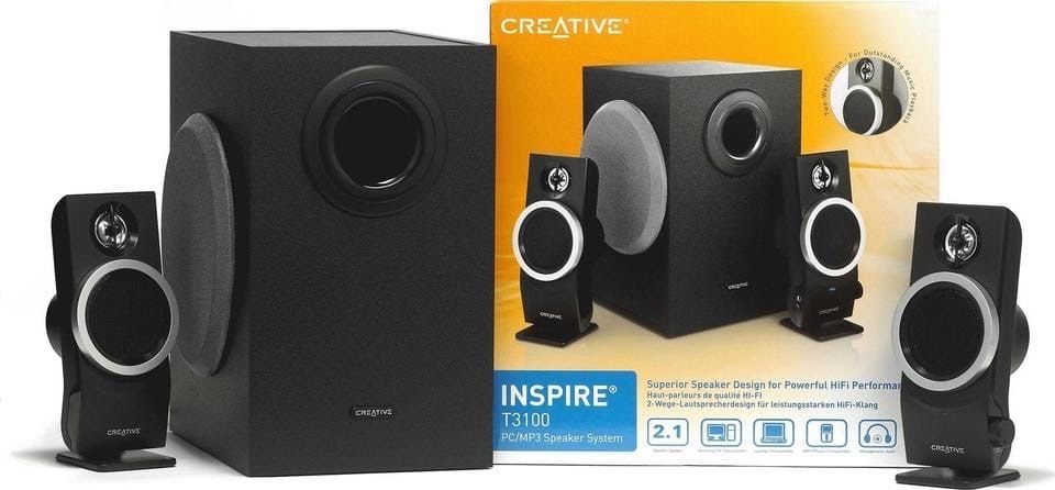 Colunas Creative Inspire T3100 2.1