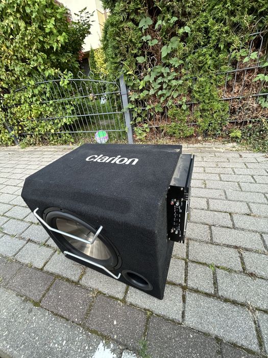 Tuba Suboofer Clarion + Wzmacniacz Magnat