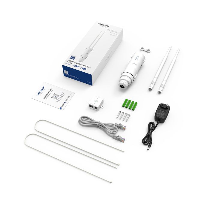 2.4/5G підсилювач WiFi до 300м, вуличний репітер, роутер WAVLINK AC600