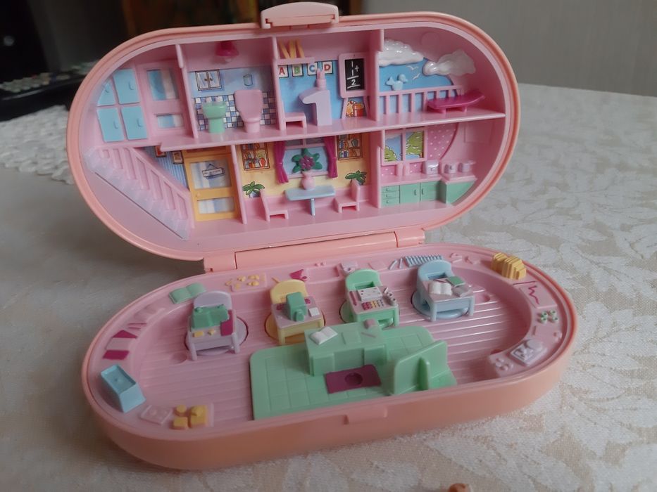 Vintage Domek Polly Pocket firma Bluebird szkoła