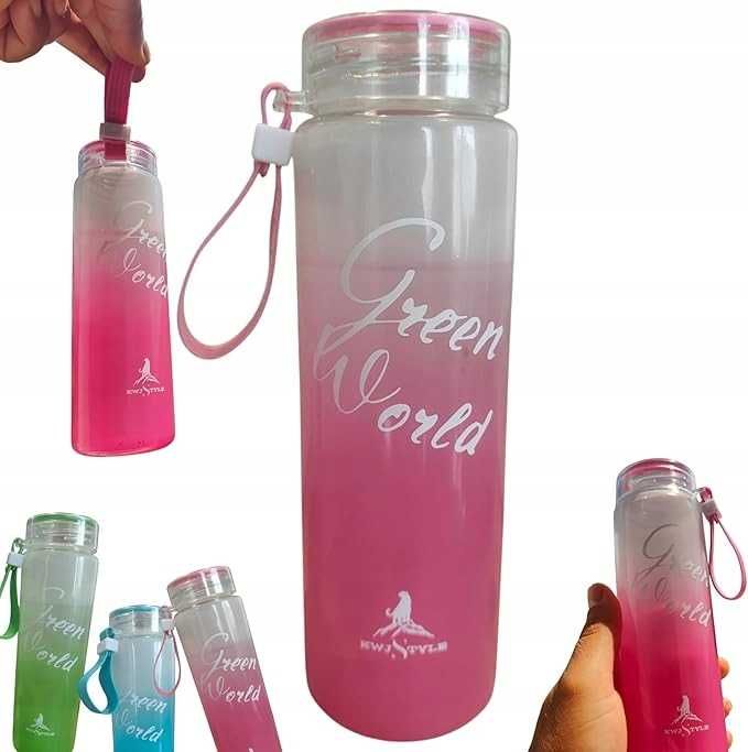 Butelka na wodę ze szkła wielokrotnego użytku