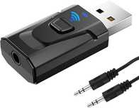 Adapter Bluetooth 5.0 Usb + Aux 3,5 Mm Nadajnik/Odbiornik 4W1