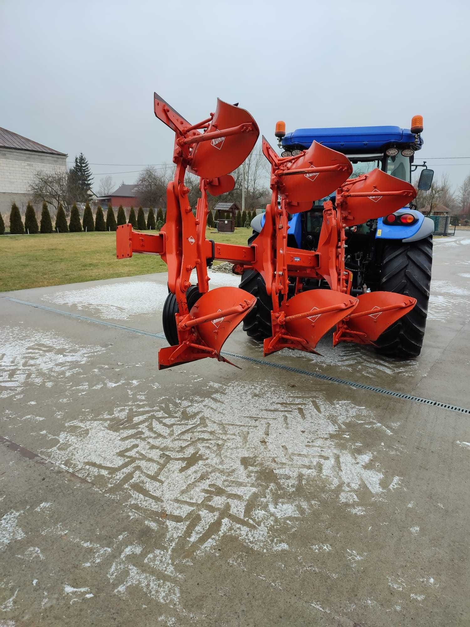 Pług obrotowy Kuhn Huard 3 skibowy, jak nowy