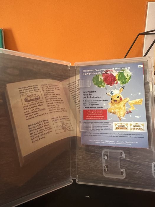 Caixa do Jogo Pokemon Violet