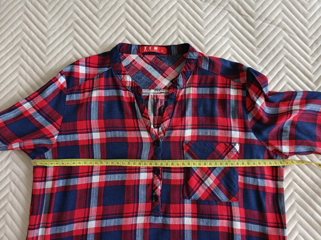 Damska koszula w kratę / TXM Fashion / roz.36