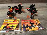 Lego Castle 90, Лего замок Летючих мишей, 2540, 6007, дракон