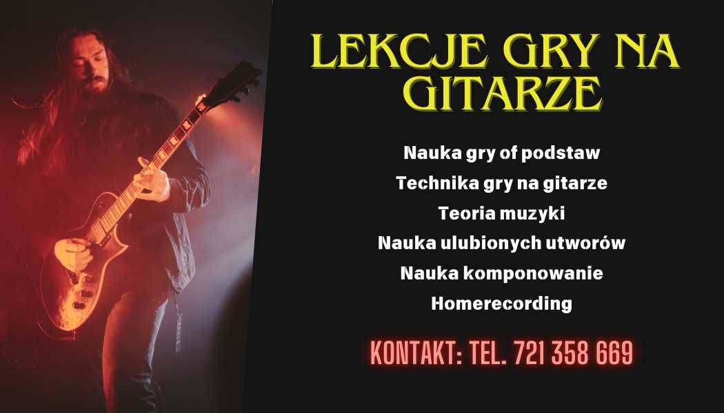 Lekcje gry na gitarze Poznań | Technika | Teoria | Komponowanie