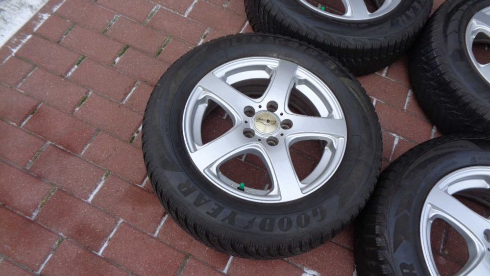 Alufelgi 15 Opel Astra K z oponami zimowymi 5/6mm 5x105 sr 56mm