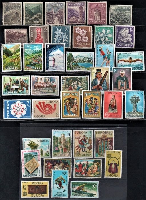 Andorra MNH**-kolekcja! GRATIS WYSYŁKA!