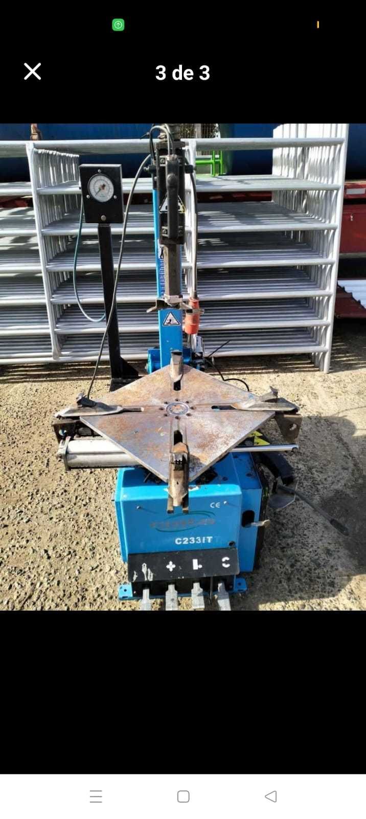 Maquina montar/ desmontar pneus