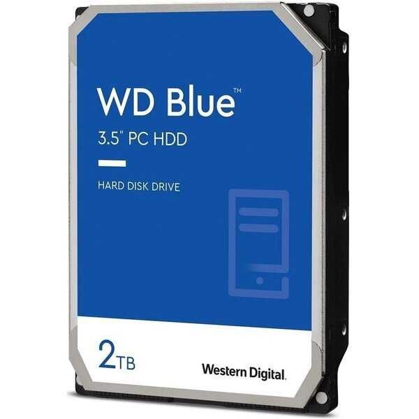 Жорсткий диск WD 3.5" SATA 3.0 2TB 7200 256MB Blue (WD20EZBX) HDD