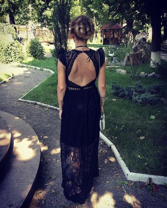 Женское расскошное платье в пол р.S + подарочек