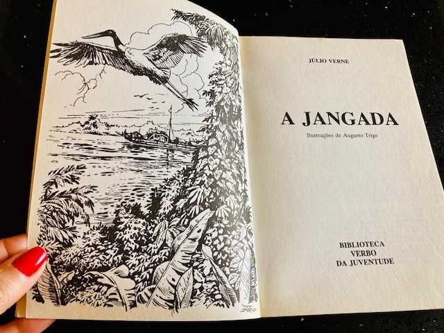 Livro "A Jangada" de Júlio Verne