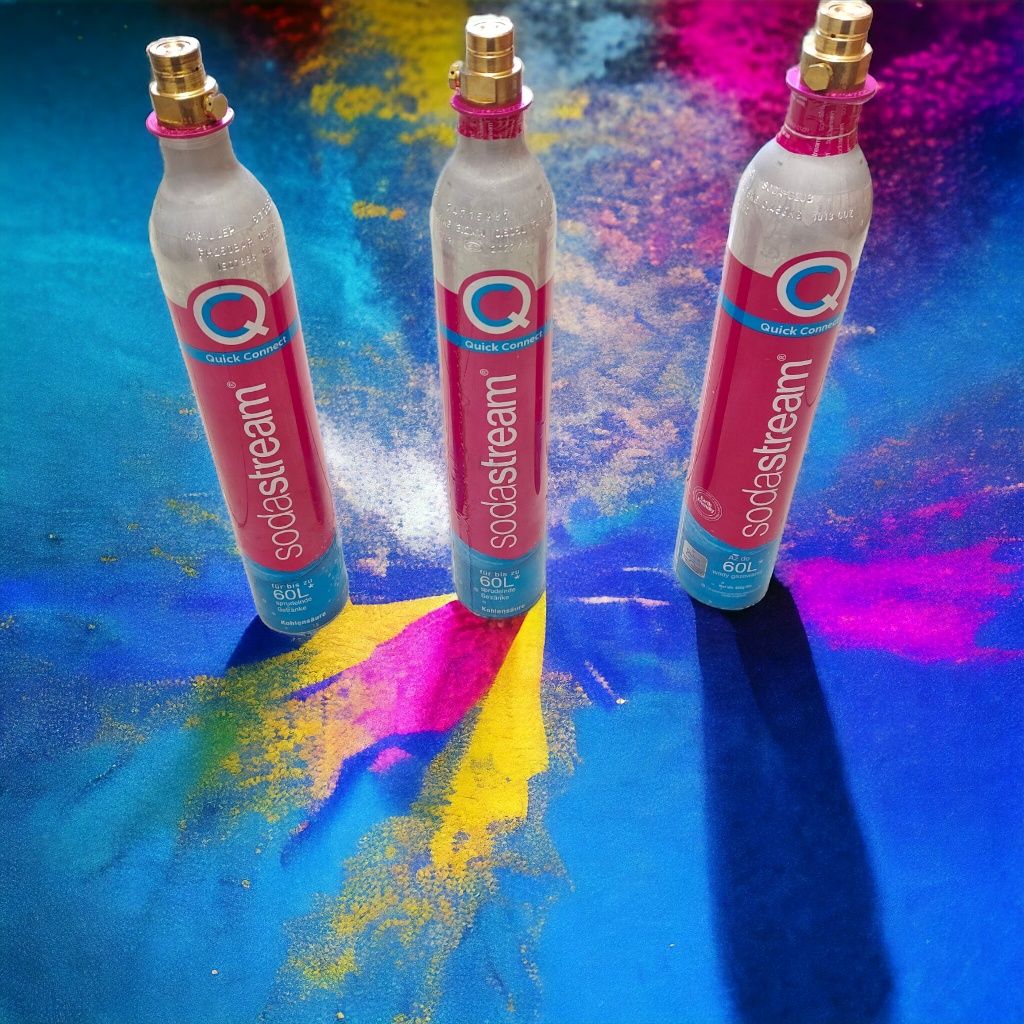 Soda stream wymiana butli Terra Duo Art Quick Connect